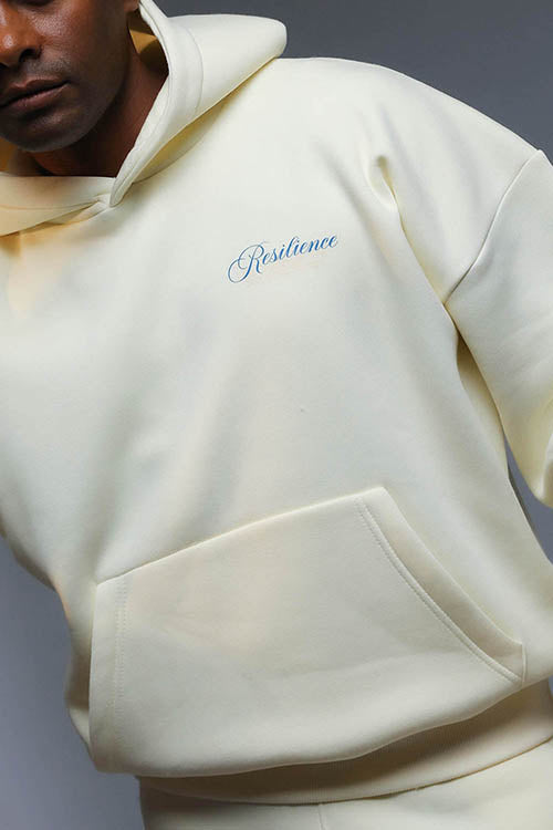 Resilience Beige Hoodie