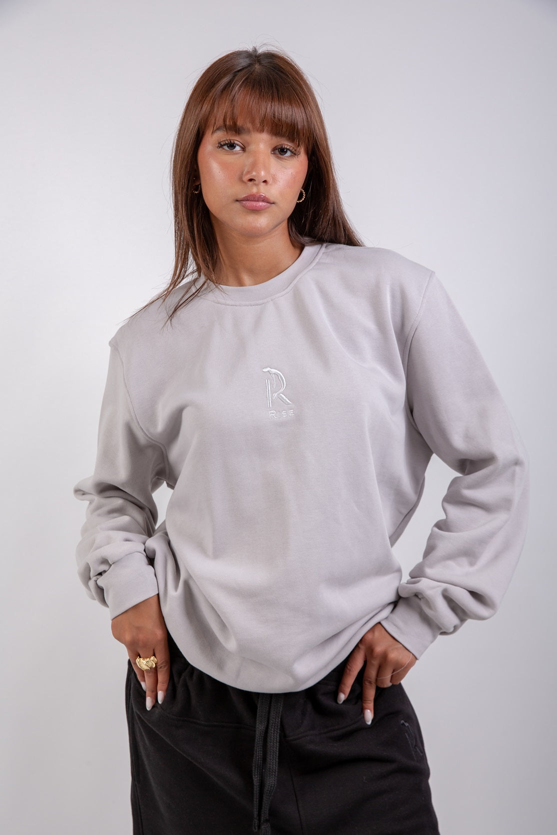 Snug Long T-shirt-Silver Lining