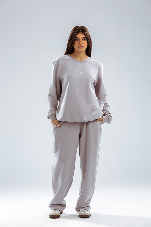 Snug Long T-shirt-Silver Lining