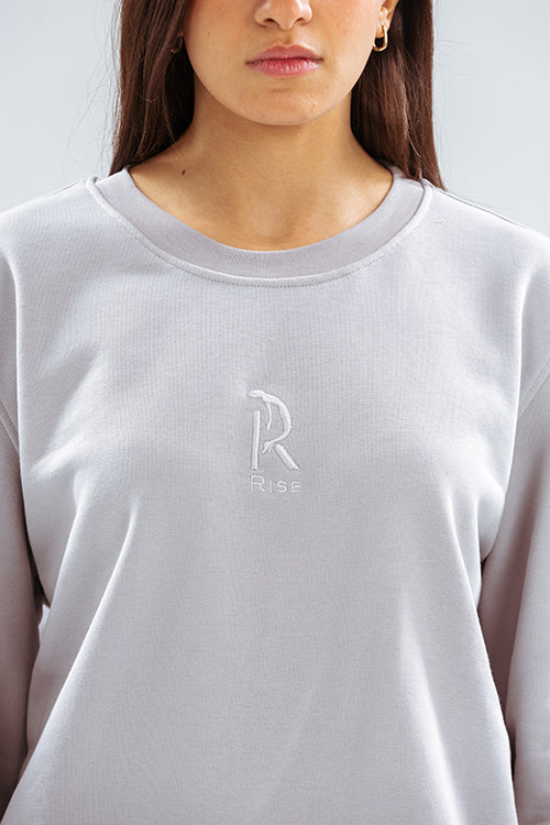 Snug Long T-shirt-Silver Lining