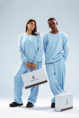 Longline Set - Baby Blue