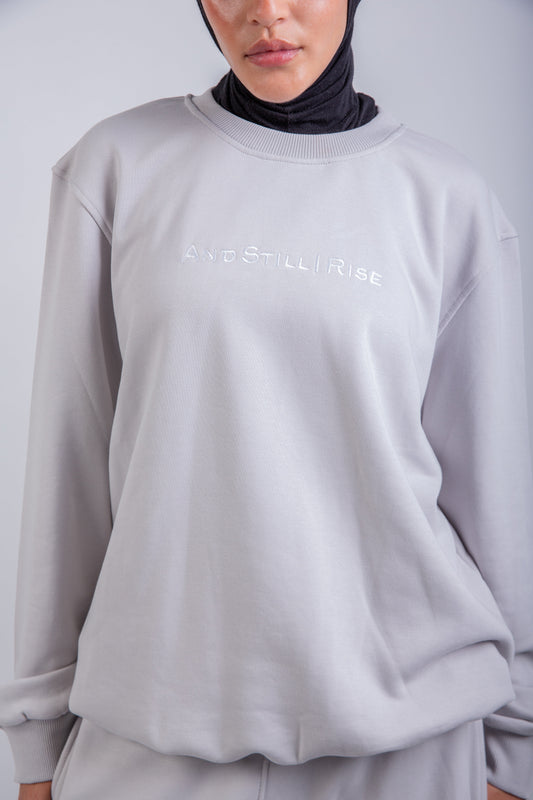 Limited Edition Shorts & Long Sleeve T-shirt-Silver Set