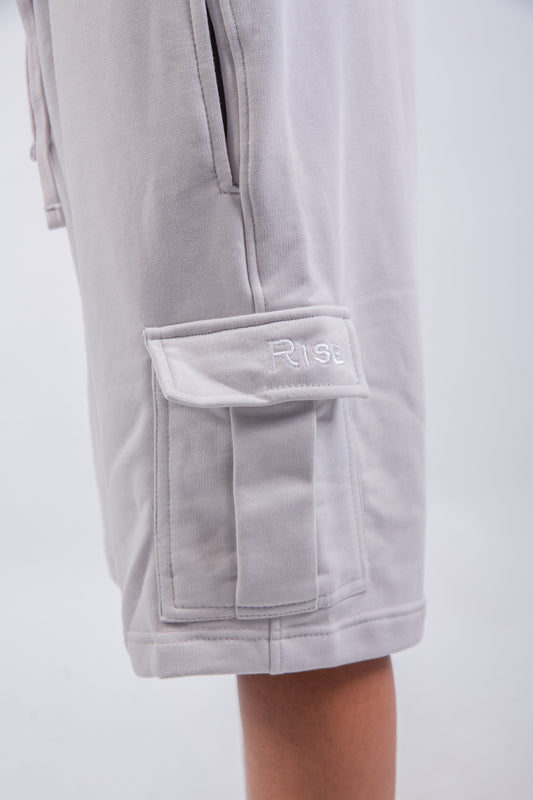 Limited Edition Shorts & Long Sleeve T-shirt-Silver Set
